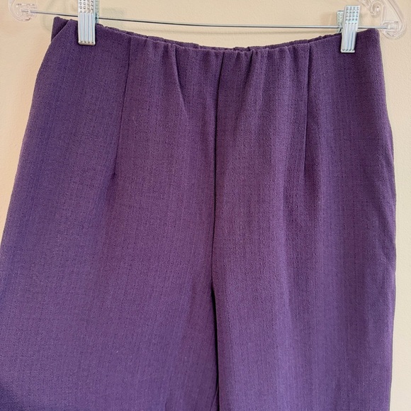 Susan Graver QVC NWT Purple Wide Leg Summer
Pants Medium - Picture 2 of 8